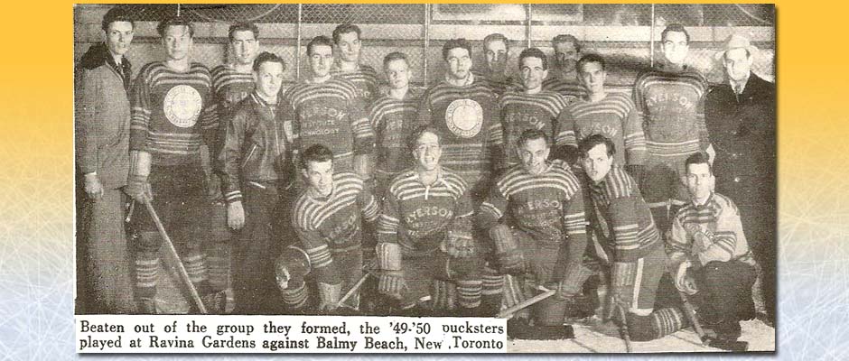 Ryerson's First Ever Hockey Team - 1949-50