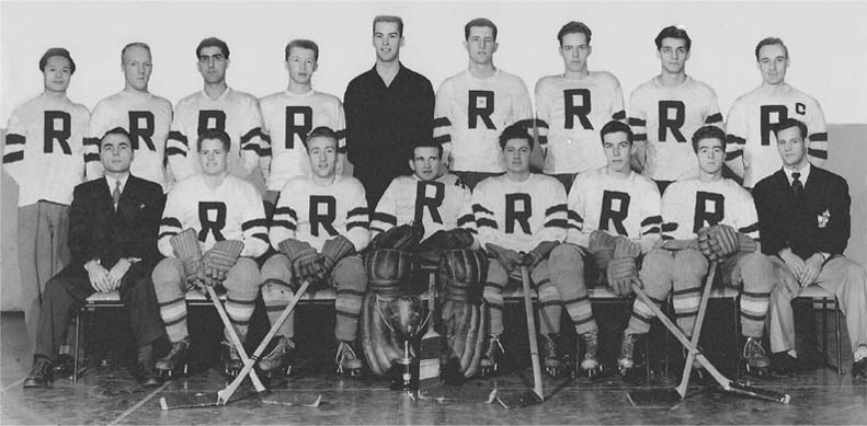 1951-52 ryerson rams hockey first champions