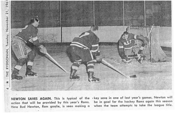 bud-newton Ryerson Rams Bud Newton makes a save