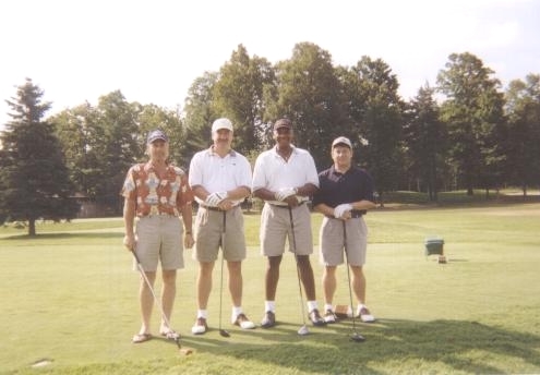 Group 1 - Terry Giffen, George Cowie, Frank Sheffield, Mike Barrett